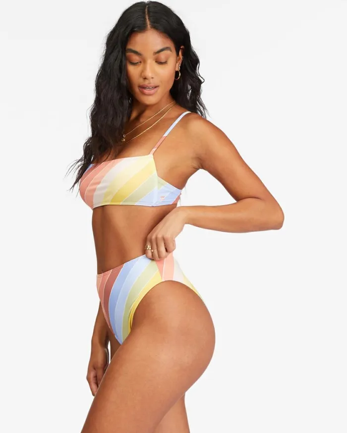 Brighter Daze Rise Bikini Bottoms Multi Women Billabong Bikini Bottoms