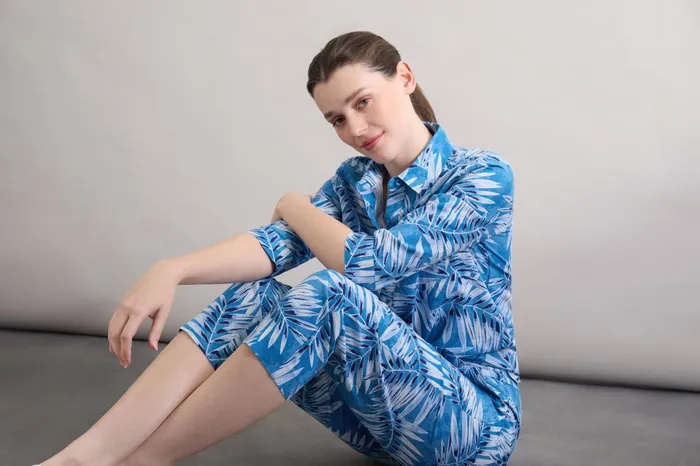 Button Front Tropical Shirt Printed Linen Women Jones New York Sale Button Front Tropical Shirt Printed Linen Women Jones New York Sale