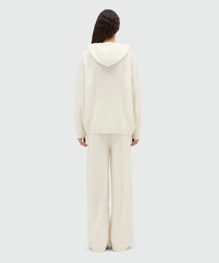 Cable ColorBlock Cashmere Blend Crewneck Sweater Women MSGM Knitwear