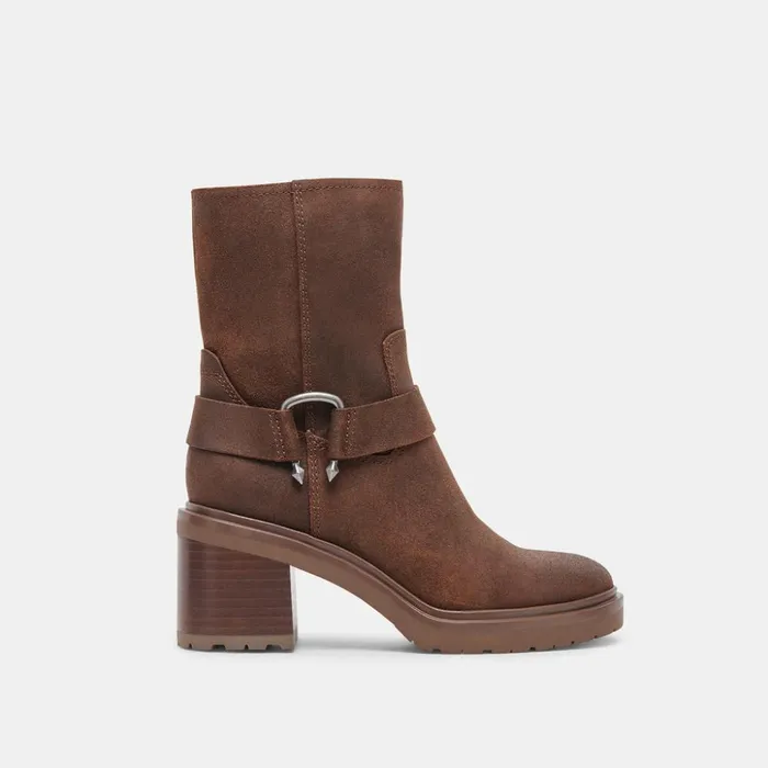 Camros Boots Cocoa Suede Women Dolce Vita Boots and Booties