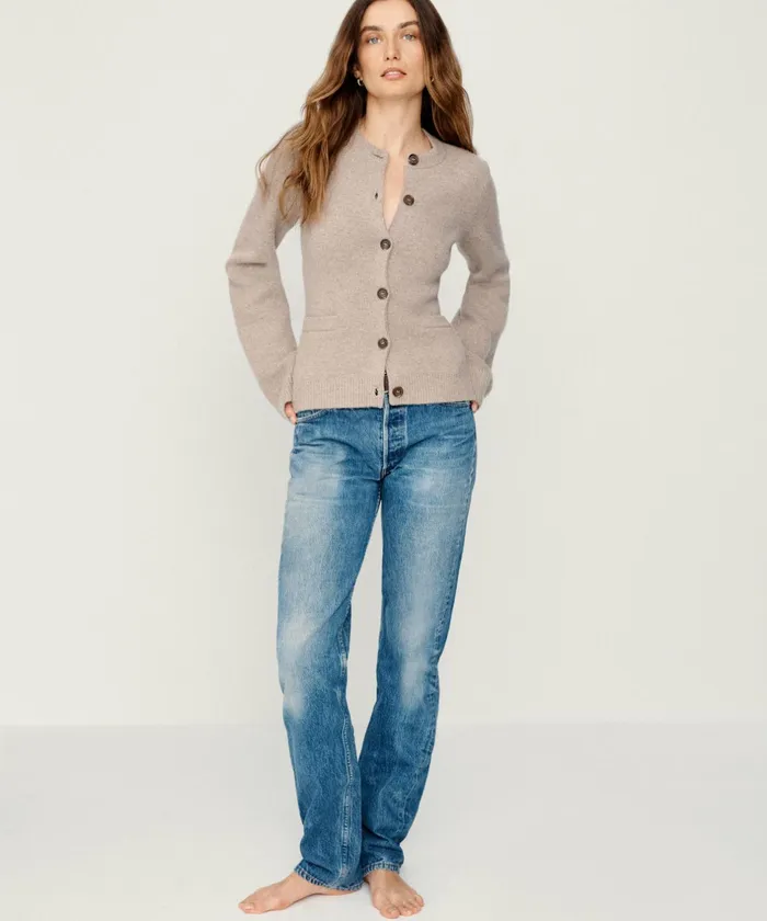 Cardigans Women Jenni Kayne Cooper Cardigan Taupe Taupe