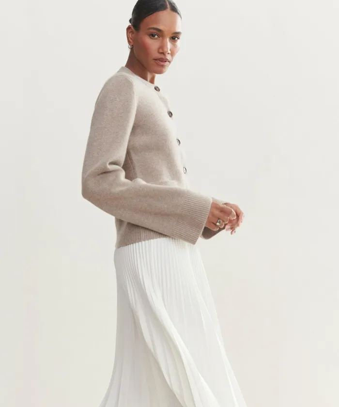 Cardigans Women Jenni Kayne Cooper Cardigan Taupe Taupe