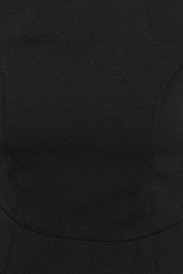 Carlson Mini Dress 8211 High Neck Sleeve Cocoon Skirt Dress In Black Women Showpo Dresses