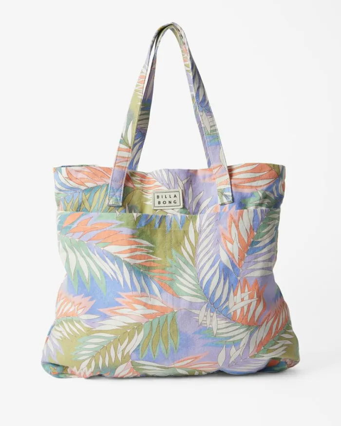 Carry On Tote Bag Lilac Breeze Women Billabong Handbags and Totes