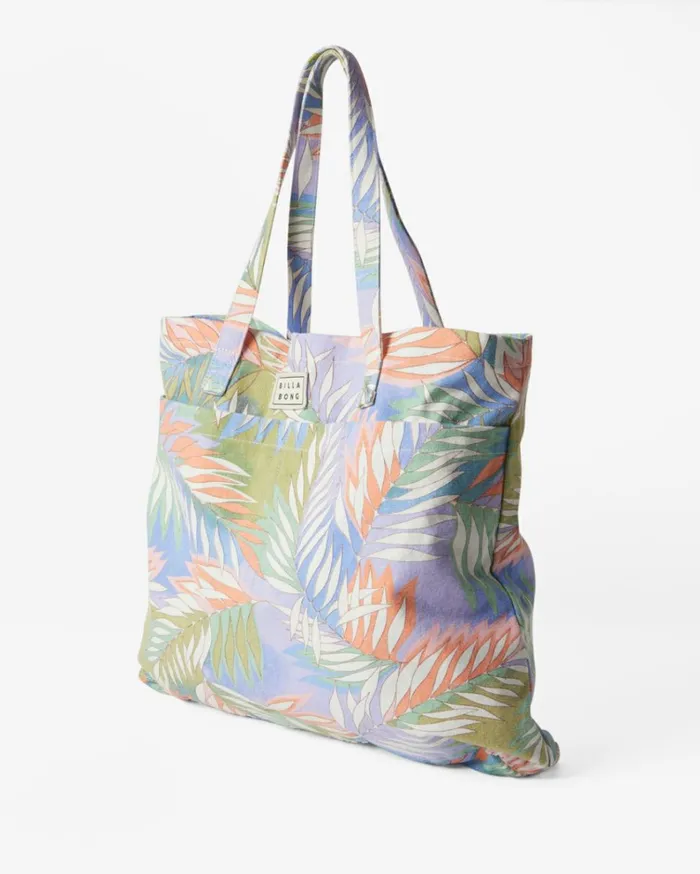 Carry On Tote Bag Lilac Breeze Women Billabong Handbags and Totes