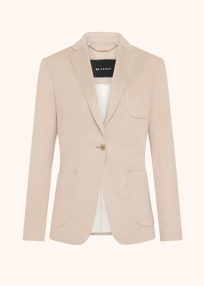 CASHMERE CLOTH BLAZER Women Kiton Jackets