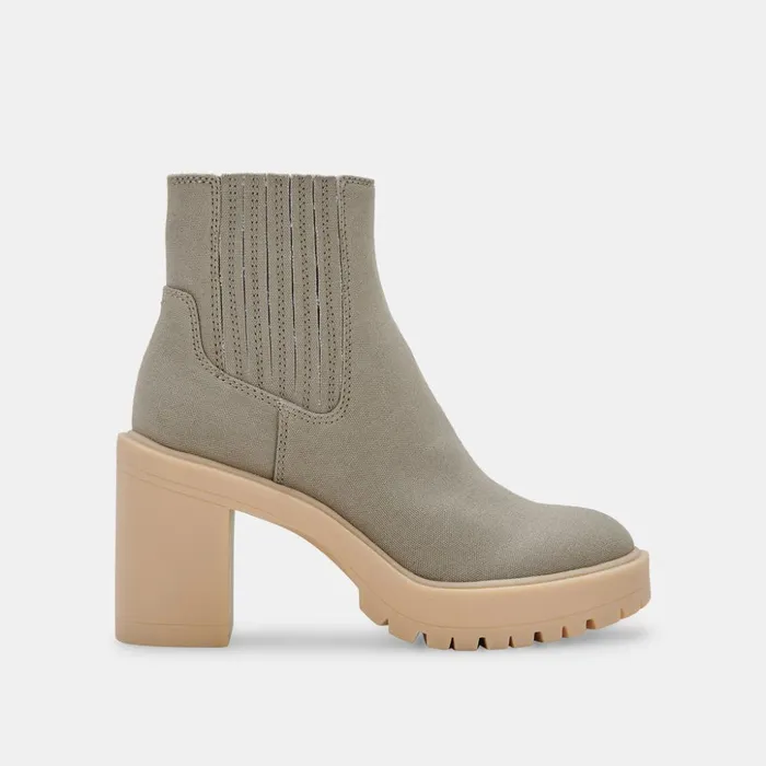 Caster Booties Sage Canvas Women Dolce Vita Boots and Booties