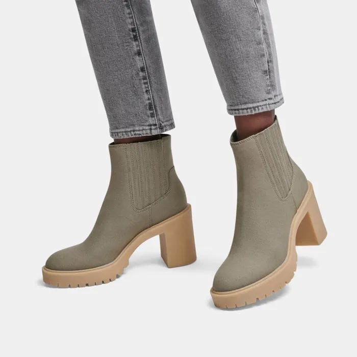 Caster Booties Sage Canvas Women Dolce Vita Boots and Booties