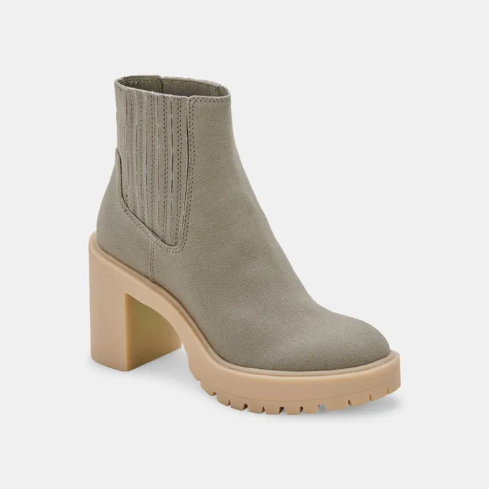 Caster Booties Sage Canvas Women Dolce Vita Boots and Booties