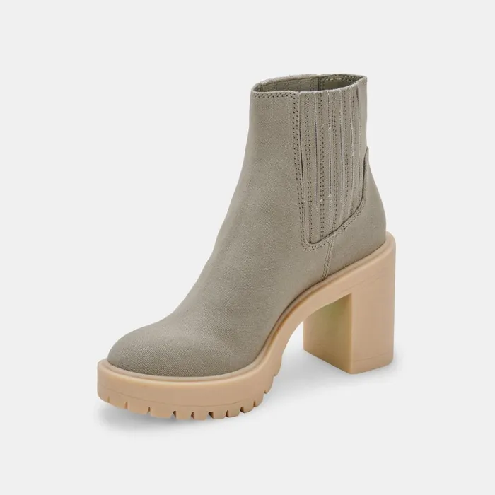 Caster Booties Sage Canvas Women Dolce Vita Boots and Booties