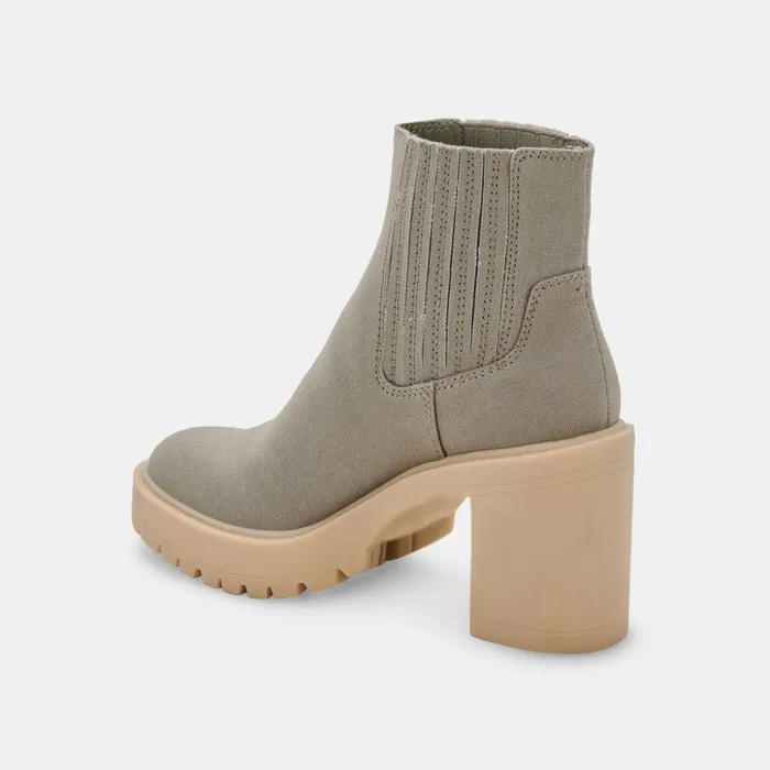 Caster Booties Sage Canvas Women Dolce Vita Boots and Booties