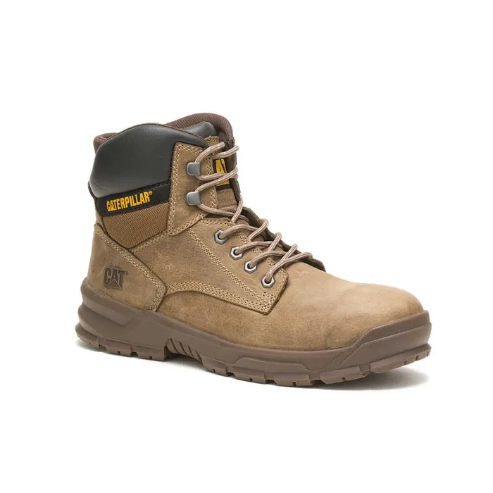 Cat Footwear Alloy Toe Men039s Mobilize Alloy Toe Work Boot Fossil 8211 Men