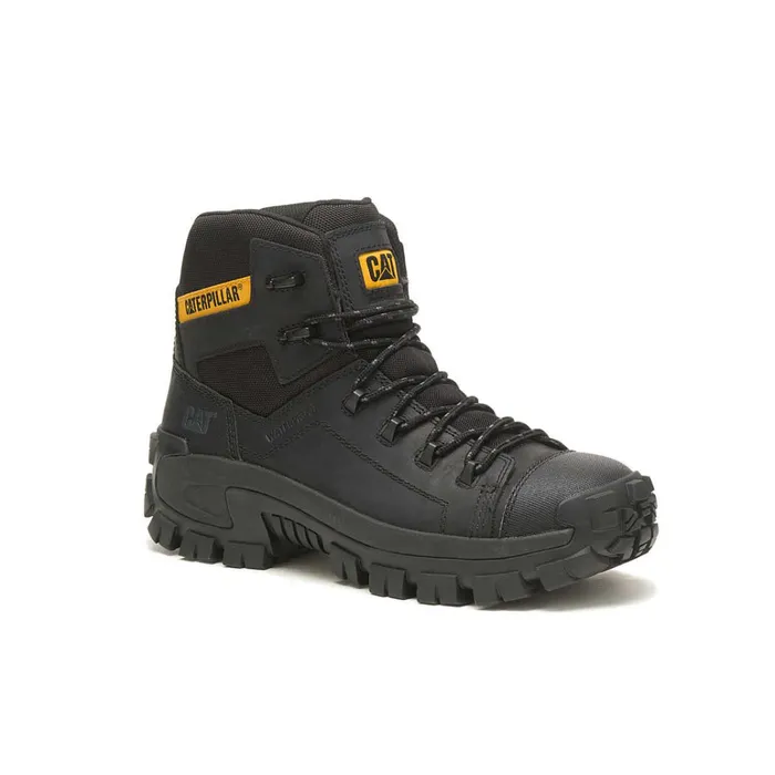 Cat Footwear Boots Men039s Invader Hiker Waterproof Composite Toe Work Boot Black 8211 Men