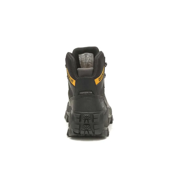 Cat Footwear Boots Men039s Invader Hiker Waterproof Composite Toe Work Boot Black 8211 Men