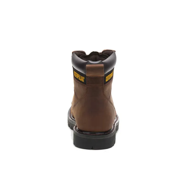 Cat Footwear Boots Men039s Second Shift Work Boot Dark Brown 8211 Men