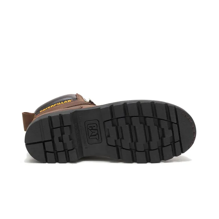 Cat Footwear Boots Men039s Second Shift Work Boot Dark Brown 8211 Men