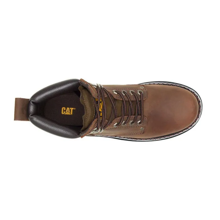 Cat Footwear Boots Men039s Second Shift Work Boot Dark Brown 8211 Men