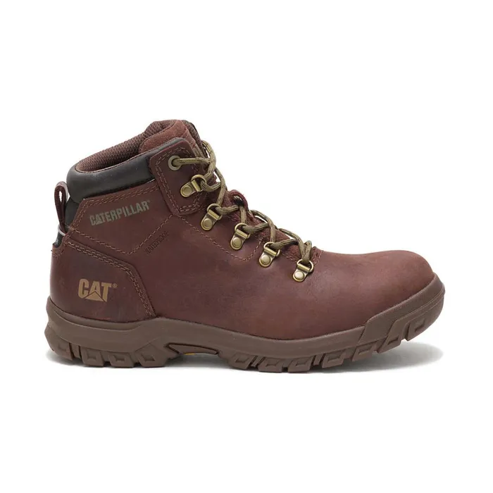 Cat Footwear Boots Women039s Mae Steel Toe Waterproof Work Boot Cocoa 8211 Women