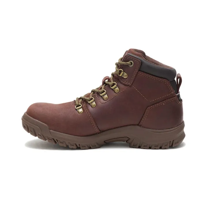 Cat Footwear Boots Women039s Mae Steel Toe Waterproof Work Boot Cocoa 8211 Women