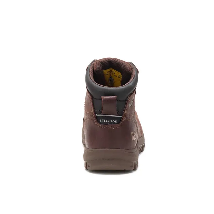 Cat Footwear Boots Women039s Mae Steel Toe Waterproof Work Boot Cocoa 8211 Women