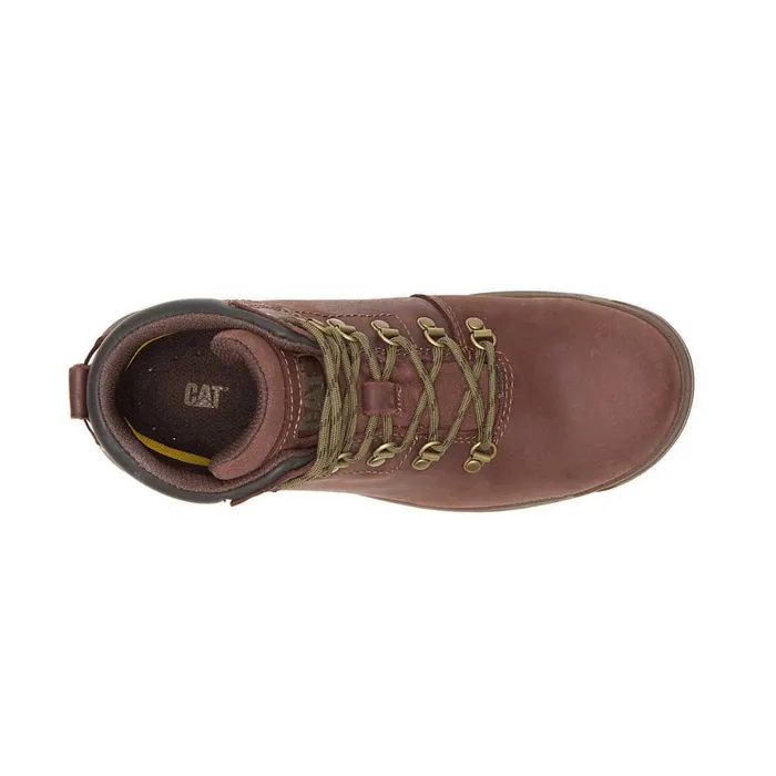 Cat Footwear Boots Women039s Mae Steel Toe Waterproof Work Boot Cocoa 8211 Women