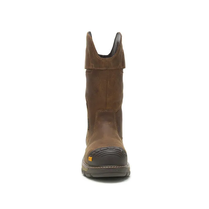 Cat Footwear Composite Toe Men039s Excavator Superlite PullOn Waterproof Carbon Composite Toe Work Boot Pyramid 8211 Men