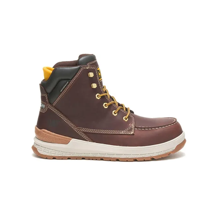 Cat Footwear Composite Toe Men039s Impact Waterproof Carbon Composite Toe Work Boot Friar Brown 8211 Men Cat Footwear Composite Toe Men039s Impact Waterproof Carbon Composite Toe Work Boot Friar Brown 8211 Men
