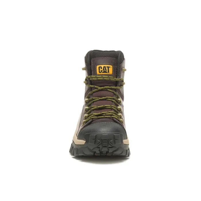 Cat Footwear Lightweight Men039s Invader Hiker Waterproof Composite Toe Work Boot Coffee Bean 8211 Men