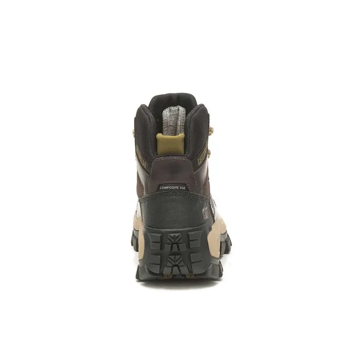 Cat Footwear Lightweight Men039s Invader Hiker Waterproof Composite Toe Work Boot Coffee Bean 8211 Men