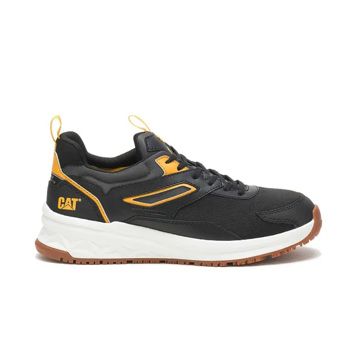 Cat Footwear Shoes Men039s Streamline Runner Carbon Composite Toe Work Shoe Blackcat Yellow 8211 Men Cat Footwear Shoes Men039s Streamline Runner Carbon Composite Toe Work Shoe Blackcat Yellow 8211 Men