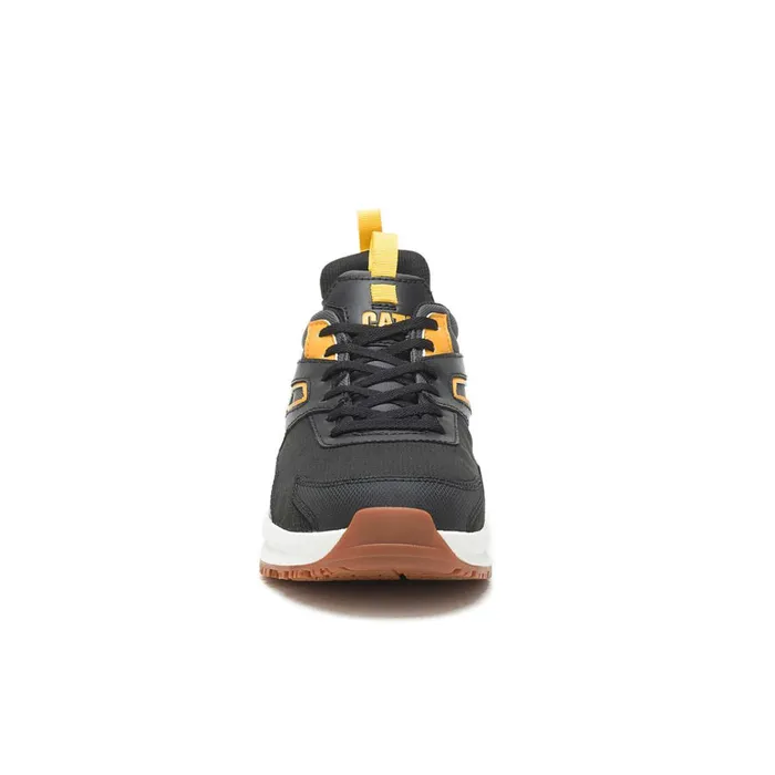 Cat Footwear Shoes Men039s Streamline Runner Carbon Composite Toe Work Shoe Blackcat Yellow 8211 Men
