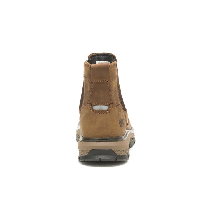 Cat Footwear Soft Toe Men039s Exposition Chelsea Work Boot Pyramid 8211 Men