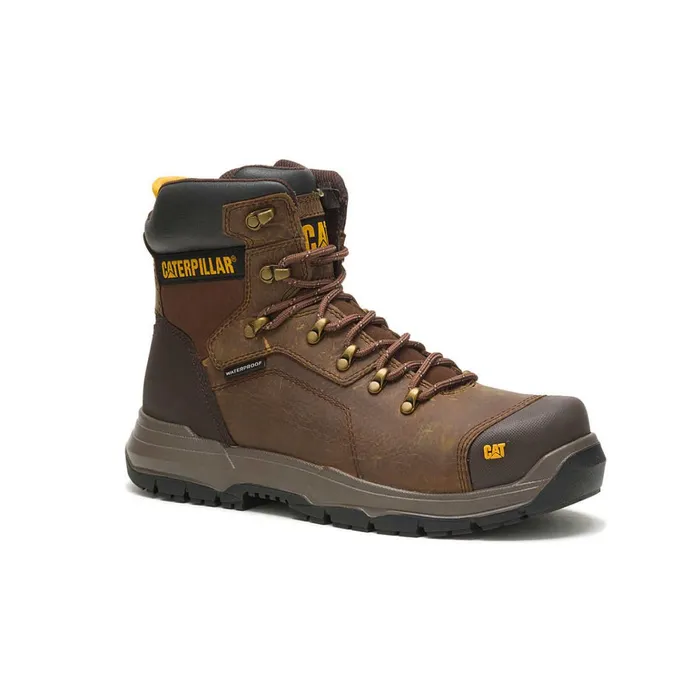 Cat Footwear Steel Toe Men039s Diagnostic 20 Waterproof Steel Toe Work Boot Pyramid 8211 Men