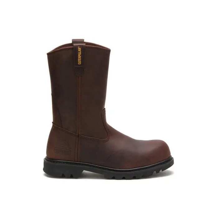 Cat Footwear Steel Toe Men039s Revolver Steel Toe Work Boot Brown 8211 Men