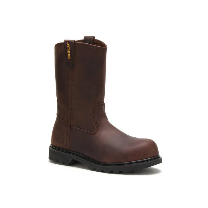 Cat Footwear Steel Toe Men039s Revolver Steel Toe Work Boot Brown 8211 Men