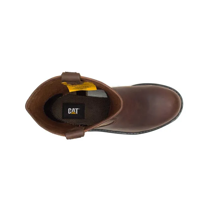Cat Footwear Steel Toe Men039s Revolver Steel Toe Work Boot Brown 8211 Men