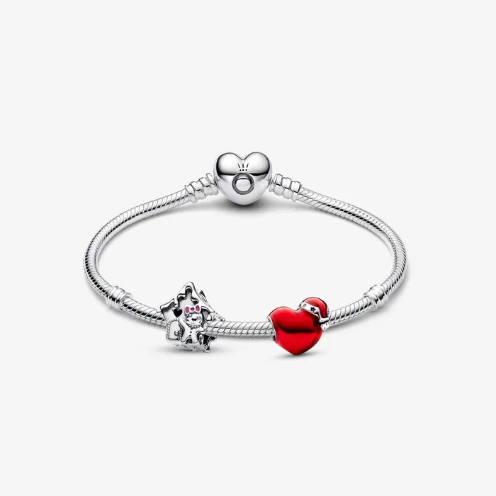 Charm Bracelets Women Pandora Gingerbread Heart Bracelet Set