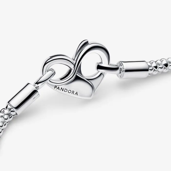 Charm Bracelets Women Pandora Online Moments Studded Chain Bracelet and Heart Charm Set
