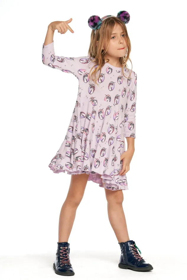 Chaser Brand Unicorn Wreath Dress Girls Dresses and Skirts