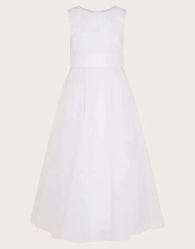 Children Alice Maxi Communion Dress White Monsoon Partywear