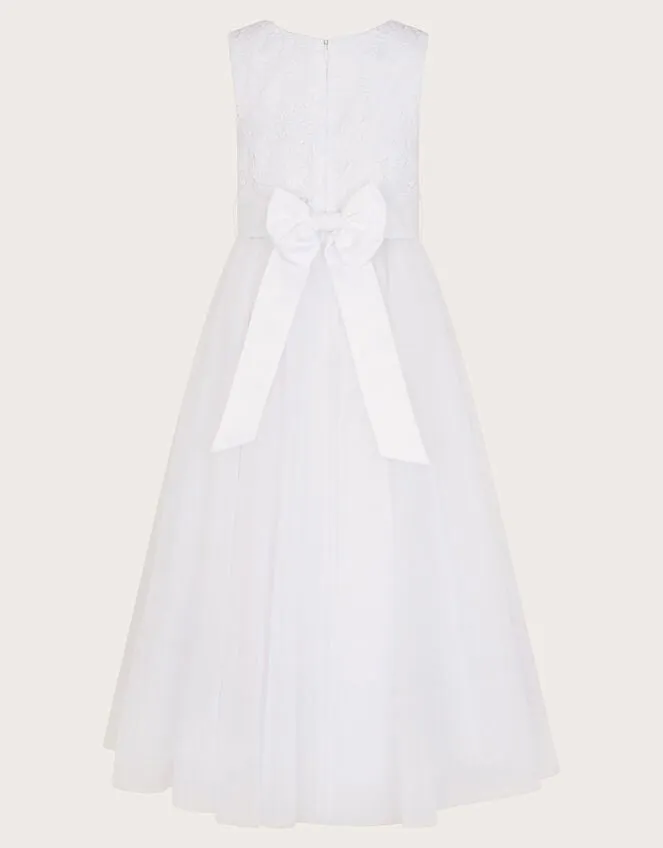 Children Alice Maxi Communion Dress White Monsoon Partywear