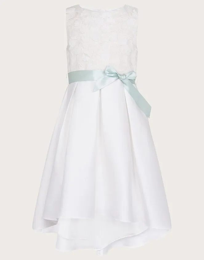 Children Anika High Low Bridesmaid Dress Ivory Monsoon Dresses