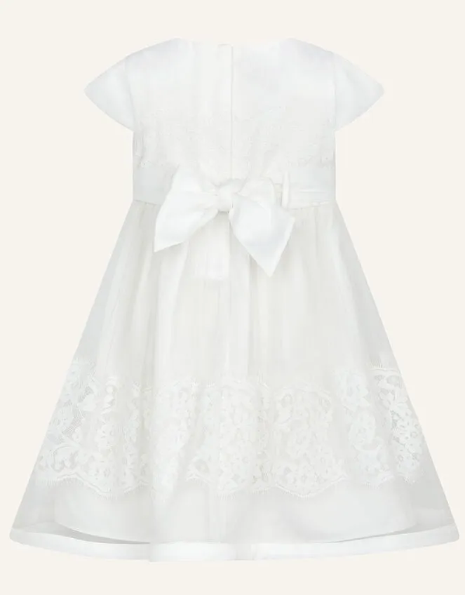 Children Baby Alovette Christening Dress Ivory Monsoon Dresses