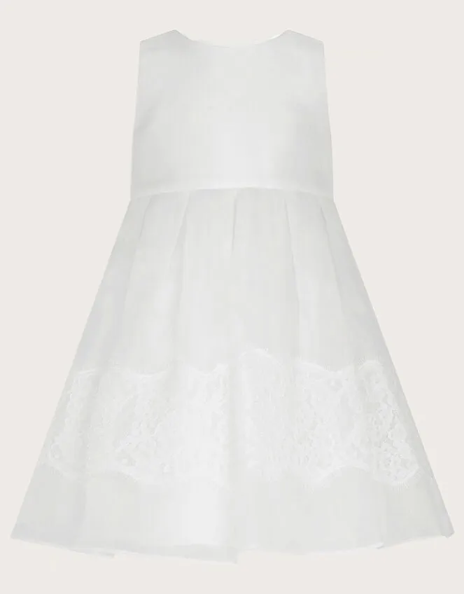 Children Baby Alovette Lace Christening Dress White Monsoon Dresses