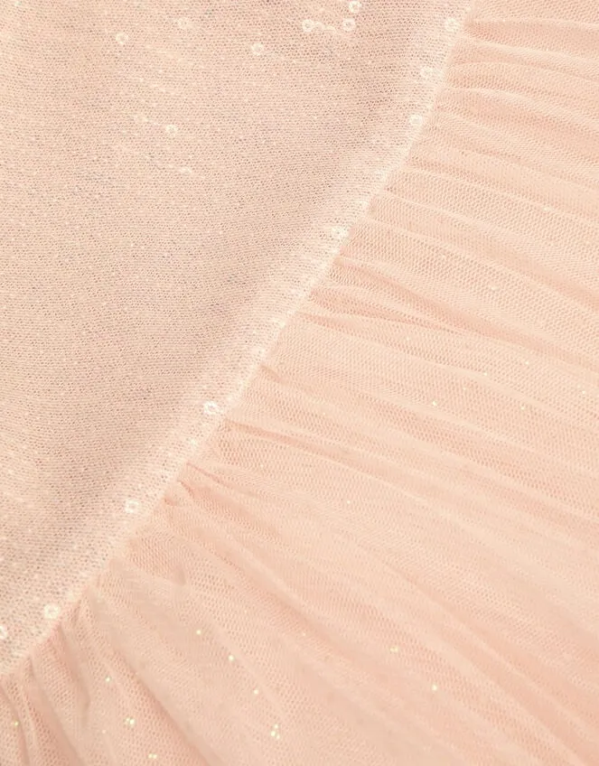 Children Baby Florence Sequin Dress Pink Monsoon Dresses