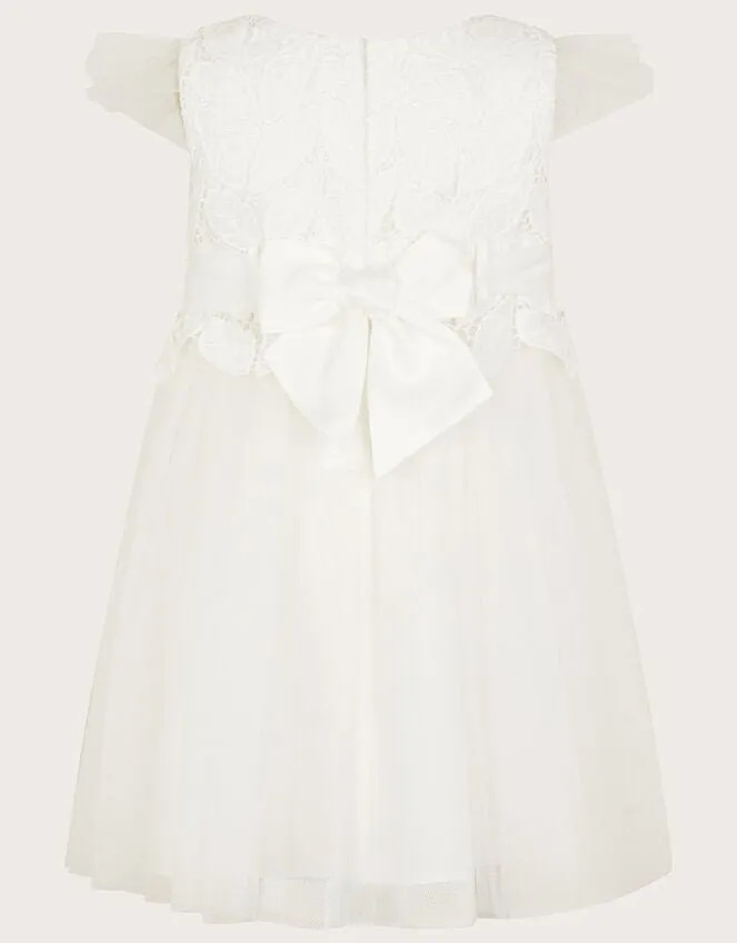 Children Baby Ophelia Lace Tulle Dress Ivory Monsoon Dresses