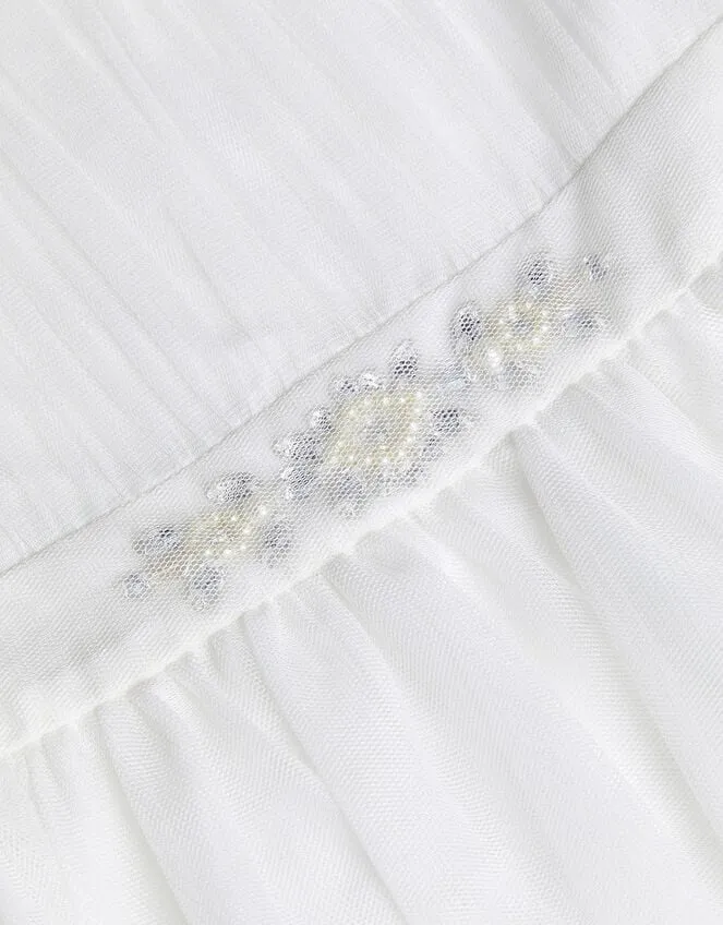 Children Baby Penelope Belt Dress Ivory Monsoon Partywear