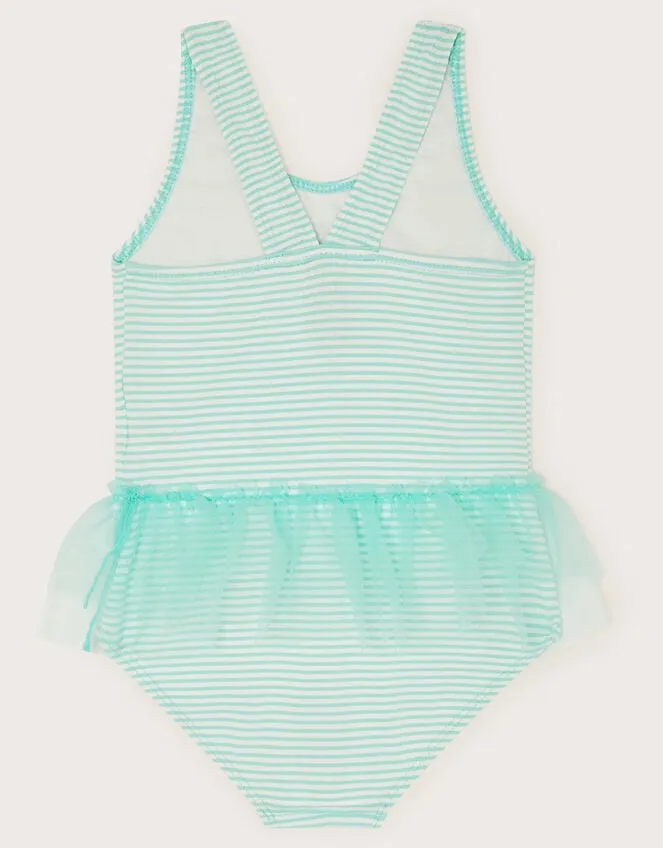 Children Baby Seersucker Swimsuit Green Monsoon Beachwear and Swimwear