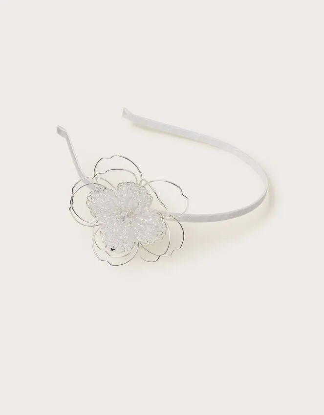 Children Beaded Wire Flower Headband Monsoon Girls039 Hair Accessories