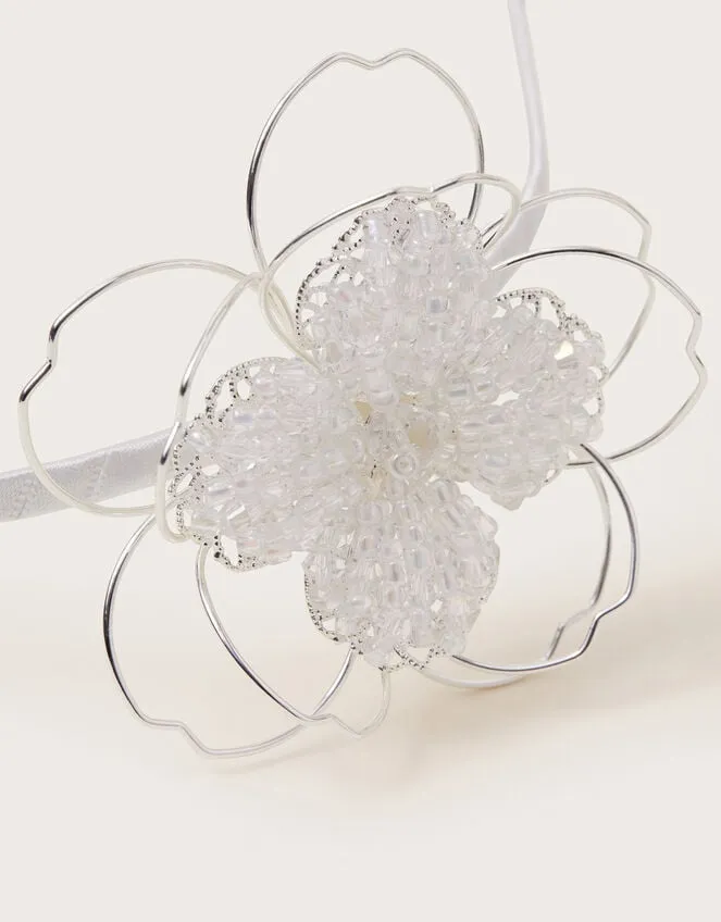Children Beaded Wire Flower Headband Monsoon Girls039 Hair Accessories